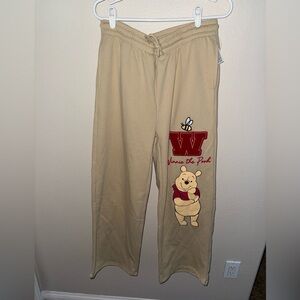 Disney Winnie‎ the Pooh NWT Wide Leg Elastic Waist Sweatpants size XL